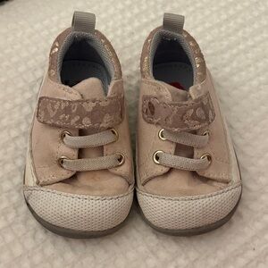 See Kai Run Pink First Walker Sneakers